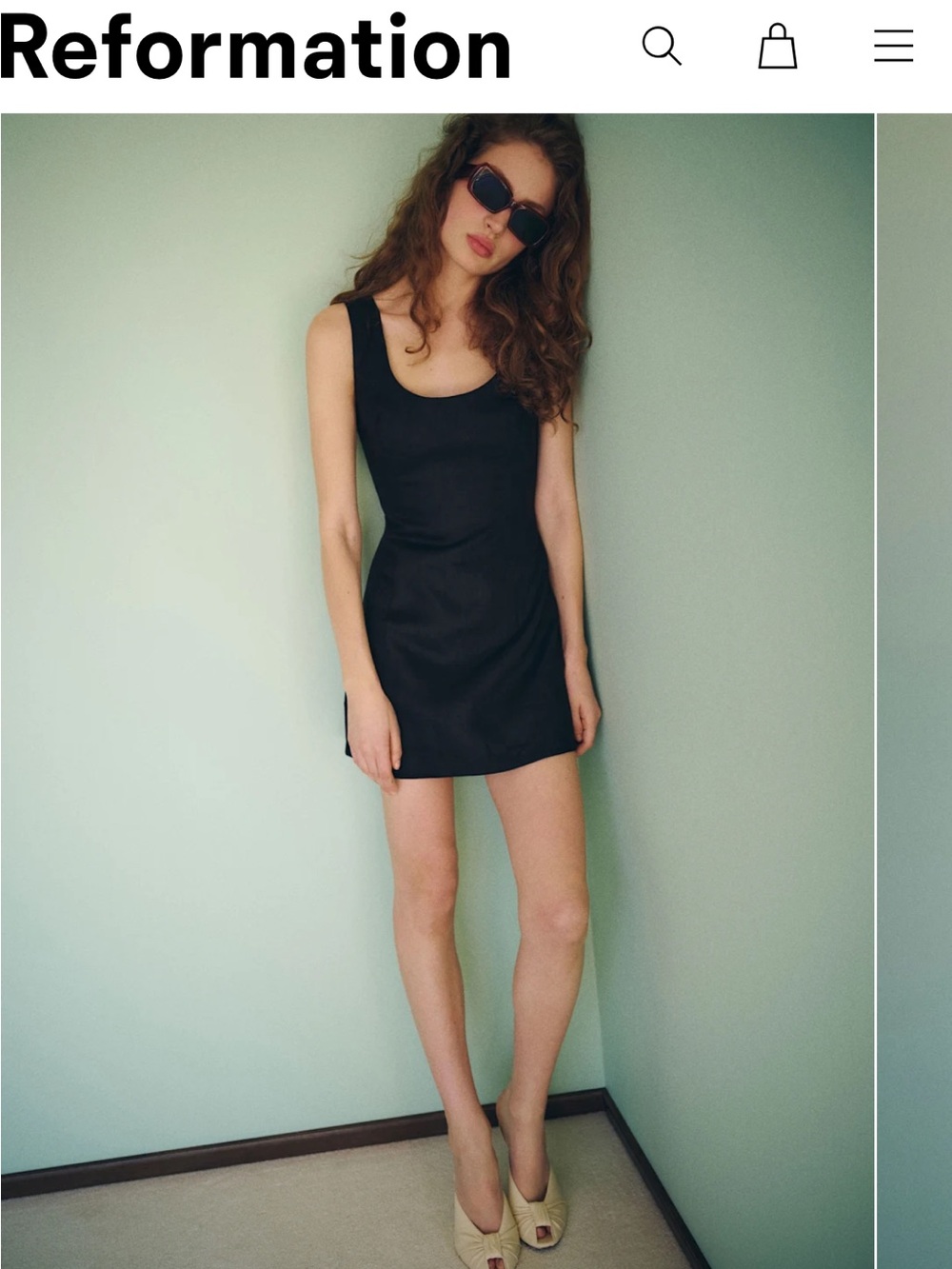 Reformation Franceska Linen Dress